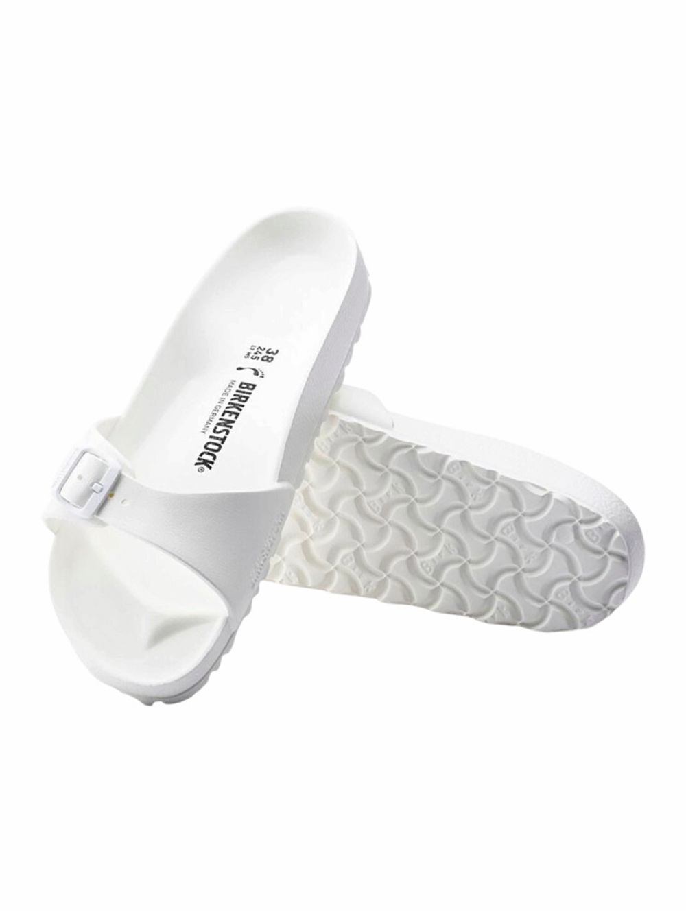 Birkenstock – Madrid EVA Waterproof Slide Sandals – White – Sz. 41